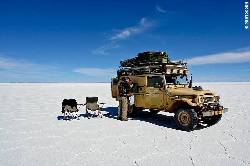 Camping in an Ocean of White