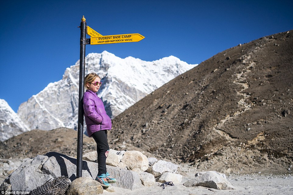 Brave six-year-old girl becomes the youngest Australian to scale Mount Everest after gruelling 19-day hike