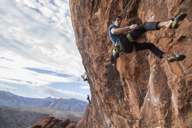 Rock star rock climber