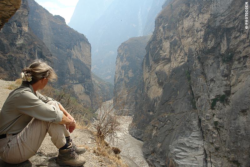 Hiking the Tiger Leaping Gorge in Yunnan, China