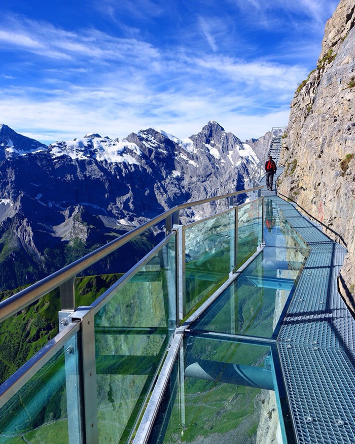 Why you should climb this SWISS mountain with a bond-villian view