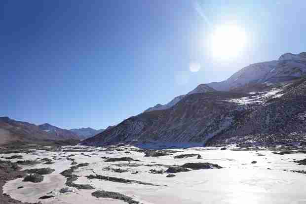 Beauty of nature in Qilian Mountains in NW China