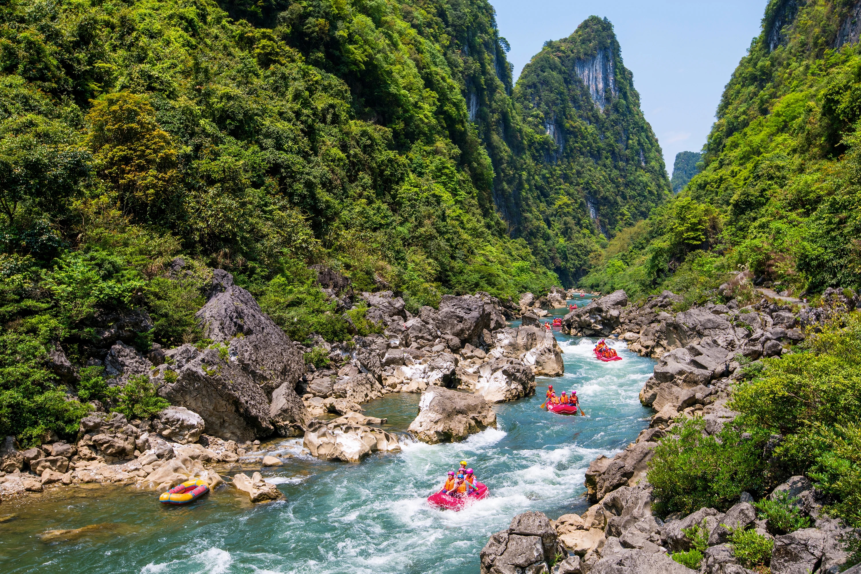 山地二十四节气丨大暑·山地漂流避暑