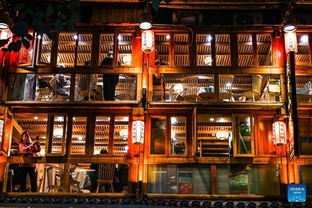 Zhaoxing Dong village sees influx of tourists as Dong New Year approaches