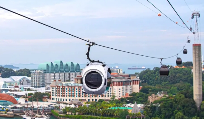 新加坡索道SkyOrb吊厢正式启用！