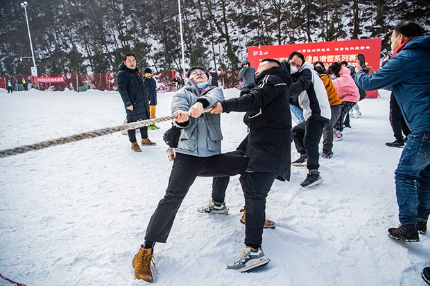 A winter sports wonderland, inspired by the Olympics