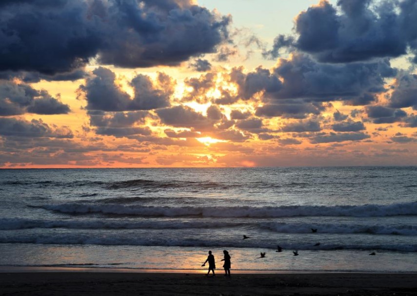 Sunset view in Beirut, Lebanon