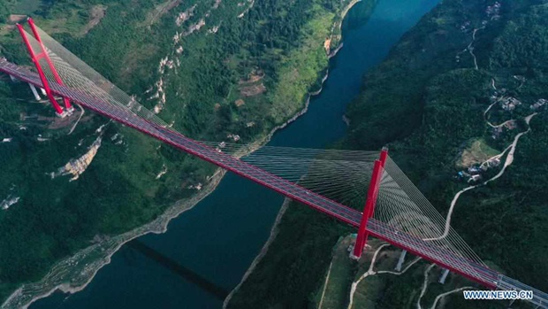 Bridges in mountainous Guizhou