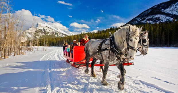 Find snowy scenes galore with a winter escape to Canada